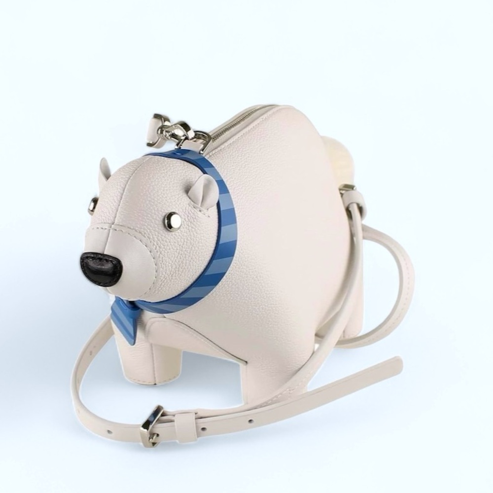 Kate Spade Arctic Friends Polar Bear crossbody purse
